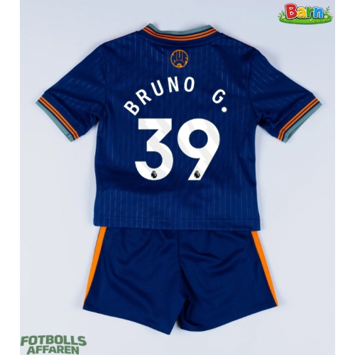 Newcastle United Bruno Guimaraes #39 Tredjeställ Barn 2025-26 Kortärmad (+ Korta byxor)